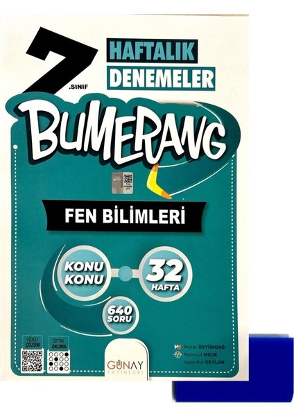 7. Sınıf Bumerang Fen Bilimleri Deneme – Silgi