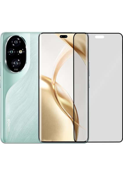 Honor 200 Pro Tam Kaplayan Çerçeveli Mat Cam Koruma - AL3124