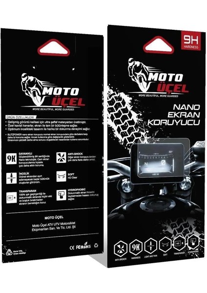 Tvs Rtr 200 Nano Kırılmaz Ekran Koruyucu