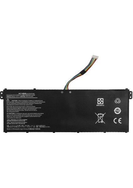 Acer Aspire ES1-572-3270 Notebook Batarya Laptop Pil