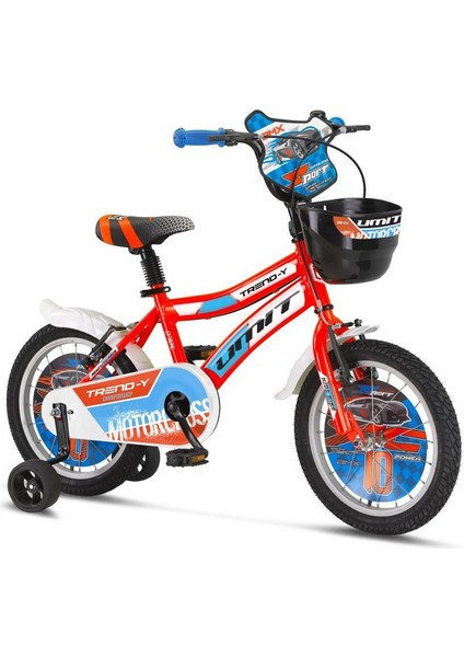Trend-Y Bmx V 16 Jant Çocuk Bisikleti Turuncu Mavi 1602