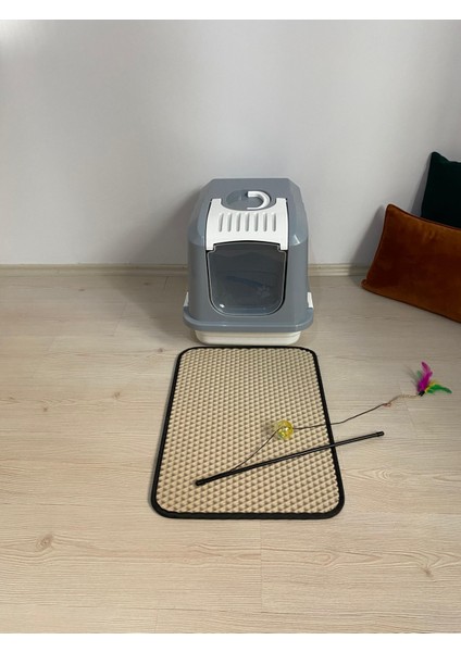 45 x 50 cm Kedi Tuvalet Önü Paspası Kedi Kumu Paspası Kedi Matı