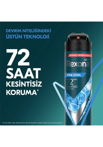 Men Erkek Sprey Deodorant Xtra Cool 150 ml + Erkek Roll On Deodorant Xtra Cool 20 ml