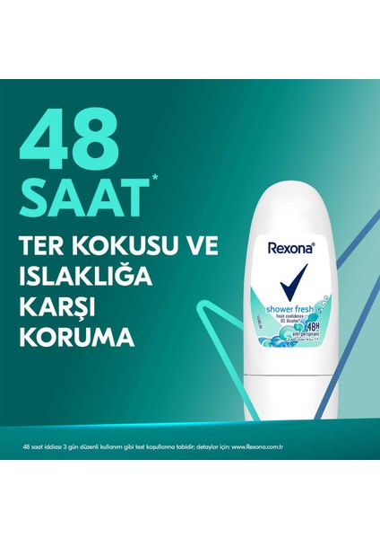 Kadın Roll On Deodorant Shower Fresh 20 ml x3