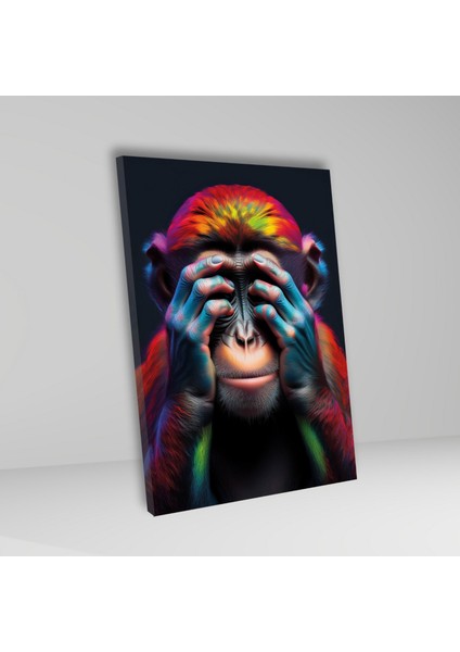 3'lü Kanvas Tablo Seti Üç Maymun Görmedim Duymadım Bilmiyorum fiyatları