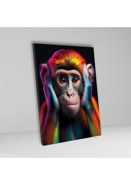 3'lü Kanvas Tablo Seti Üç Maymun Görmedim Duymadım Bilmiyorum modelleri