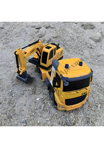 2.4ghz Uzaktan Kumandalı 1:12 Ölçek Işıklı ve Sesli Kepçe - Oyuncak 3.7V Şarjlı Kepçeli Inşaat Aracı… modelleri