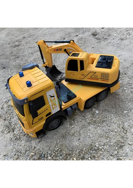 2.4ghz Uzaktan Kumandalı 1:12 Ölçek Işıklı ve Sesli Kepçe - Oyuncak 3.7V Şarjlı Kepçeli Inşaat Aracı… fırsatları