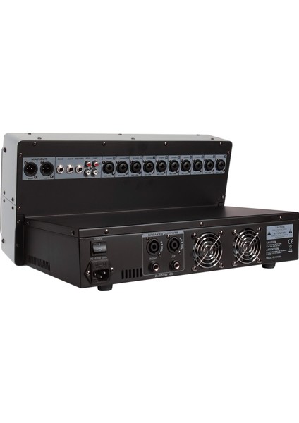 RM-12 2x550 Watt Rack Tipi Mixer 12 Kanal
