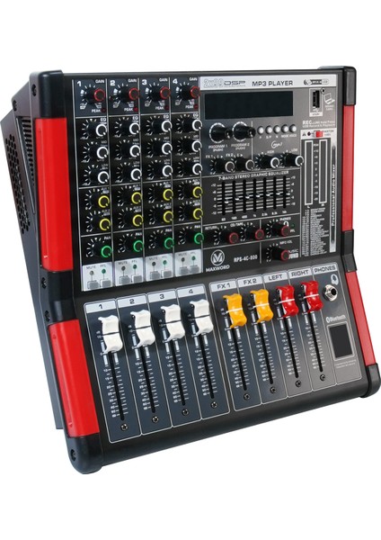 RPS-4C-800 2x400W Mixer 2x99 DSP Efektli Amfili Power Mikser