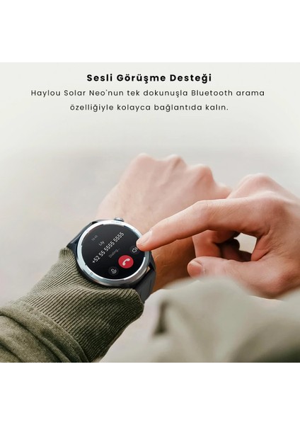 Solar Neo Akıllı Saat Sesli Görüşme (Haylou Türkiye Garantili)