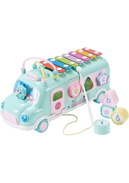 Sekiz Ton Bulmaca Bebek Için El Tapping Piyano, 2-In-1 Wooden Piano Aracı, 8 Aylık Çocukların Müzik Oyunu, Piyano (Yurt Dışından)