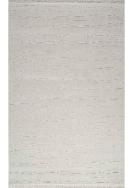 Zeus 09992B Beyaz Modern Sade Desen Halı