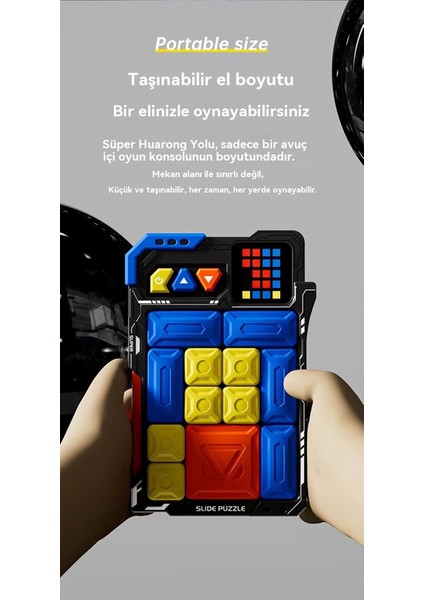 Süper Güçlü Mantıklı Düşünce, Huarongdao Manyetik Bulmaca Binası Blokları, Bulmaca, Boşluk, Çocukların Oyuncaklarını Rahatlatma Stresi (Yurt Dışından)