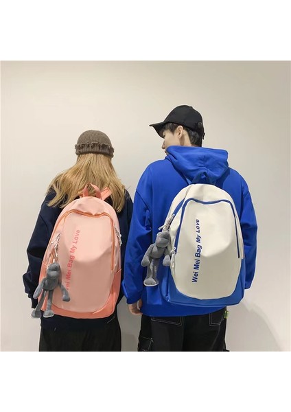 Okul Çantası Kadın 2024 Yeni Küçük Lise Lisesi Öğrenci Lisesi Öğrencisi Büyük Kapacitet Ateş Paketi Erkek (Yurt Dışından) fırsatları