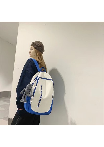 Okul Çantası Kadın 2024 Yeni Küçük Lise Lisesi Öğrenci Lisesi Öğrencisi Büyük Kapacitet Ateş Paketi Erkek (Yurt Dışından) indirimleri