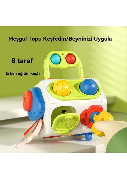 Çocukların Oyuncakları, Polihedral Meşgul Toplar, Satranabilir Oyuncaklar, Montessori Ilk Eğitim Manhattan Topları, 0-3 Elle Toplama Toplar (Yurt Dışından) modelleri