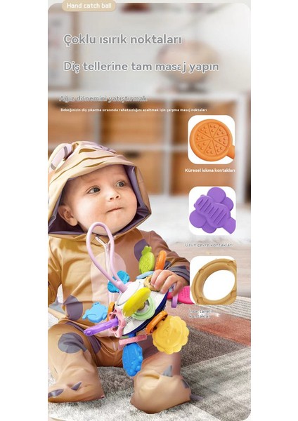 Manhattan Elleri Toplu Bebek Oyunu 0-1 Yaşlı Puzzle Erken Eğitim Bebek 3-6 Ay Grasp Eğitim 4 Gum Çöpü (Yurt Dışından)