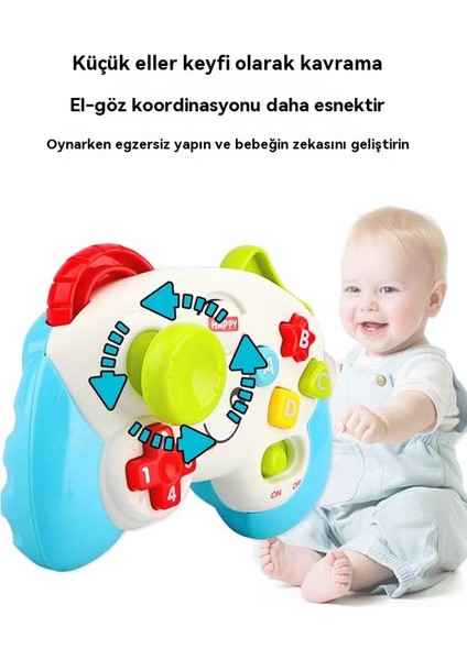 Ses, Işık, Oyun Kontrolörü, Oyuncak, Bebek Erken Eğitimi, Parmak Egzersi, Küçük Oyun Konsolu, 6-12 Ay Yaşında. (Yurt Dışından) indirimleri