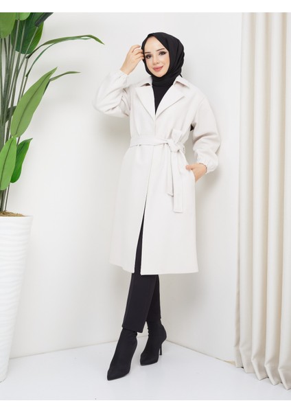 Kmkkombin Kuşak Detaylı Içi Astarlı Kaşe Kaban Mont Seyit ÖZEL123 modelleri