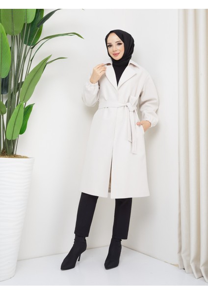 Kmkkombin Kuşak Detaylı Içi Astarlı Kaşe Kaban Mont Seyit ÖZEL123 fırsatları