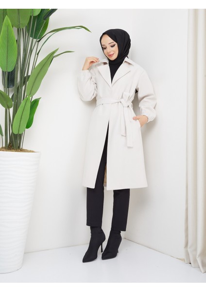 Kmkkombin Kuşak Detaylı Içi Astarlı Kaşe Kaban Mont Seyit ÖZEL123 indirimleri