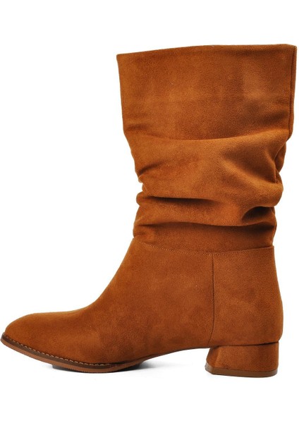 K04 Taba Süet Kadın Bot modelleri