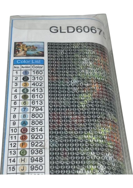 5d Yapışan Boncuk Goblen 40 x 50 cm Mozaik Tablo Pano 77435