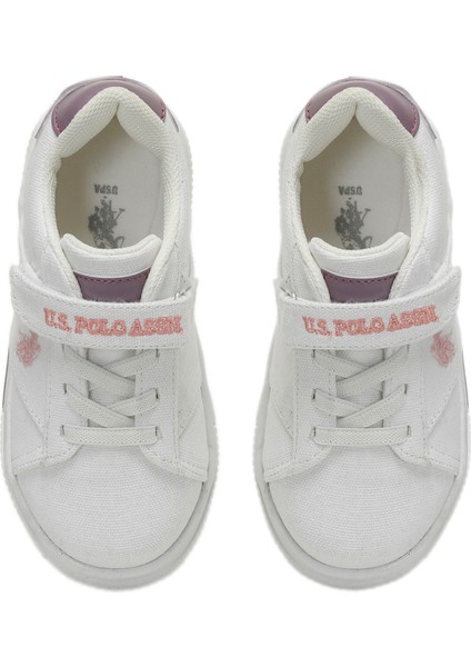 U.S. Polo Assn. U.S. Polo Assn. Kepa 4Fx Beyaz Kız Çocuk Sneaker