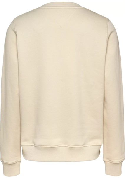 Kadın Tjw Reg Lınear Crew Ext Sweatshirt-Bej