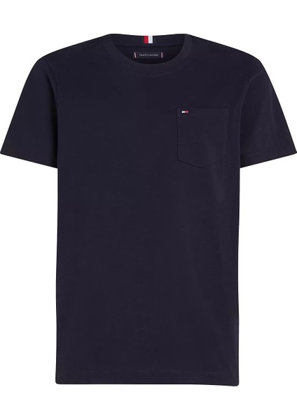 Erkek Pocket Tee T-Shirt-Lacivert