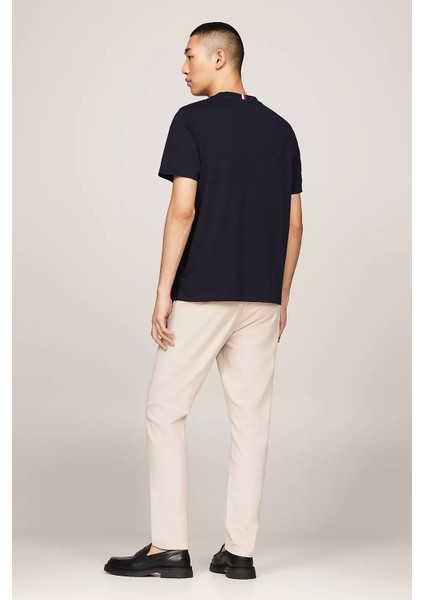 Erkek Pocket Tee T-Shirt-Lacivert