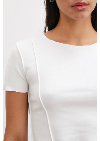 Kısa Kol T-Shirt Beyaz indirimleri