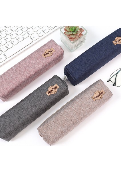 Kirlenmeye Dayanıklı Kırtasiye Çantası, Büyük Kapasiteli Kalem Çantası, Basit Stil Kalem Kutusu, Dayanıklı Kompakt Fermuarlı Kalem Çantası (Yurt Dışından) modelleri