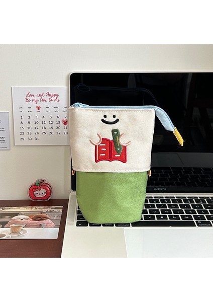 Teleskopik Kalem Kutusu Kalemlik Kırtasiye Kutusu Ayakta Teleskopik Deformasyon Kalem Kutusu Karikatür Saklama Çantası (Yurt Dışından)