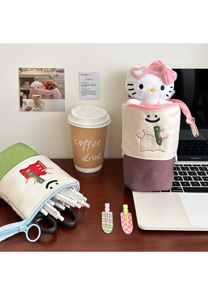 Teleskopik Kalem Kutusu Kalemlik Kırtasiye Kutusu Ayakta Teleskopik Deformasyon Kalem Kutusu Karikatür Saklama Çantası (Yurt Dışından) modelleri