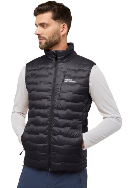 Jack Wolfskin Passamani Down Vest M Erkek Outdoor Yelek A61840-6350 Phantom