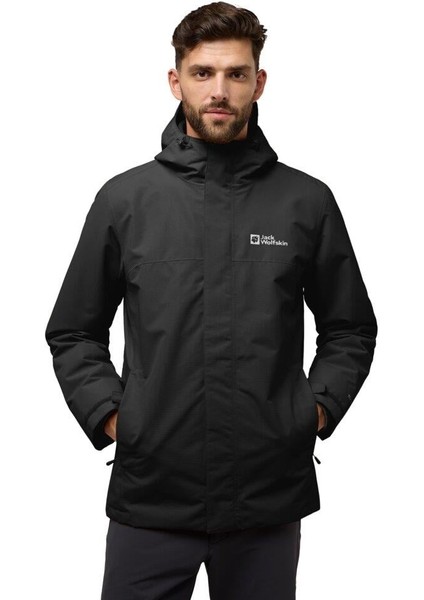 Jack Wolfskin Altenberg 3ın1 Jkt M Erkek Outdoor Ceket A61864-6000 Black