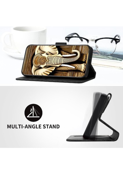 Samsung Galaxy Z Için Flip Case Fold 6 Darbeye Deri Kılıf Manyetik Pu (Yurt Dışından)