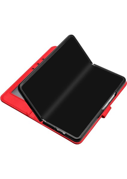 Samsung Galaxy Z Için Flip Case Fold 6 Kickstand Koruyucu Kapak Folio Pu (Yurt Dışından)
