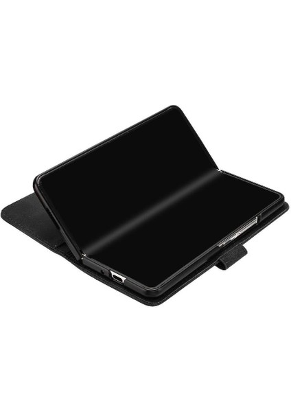 Samsung Galaxy Z Için Flip Case Kart ile Kat 6 Manyetik Kapak Pu Deri (Yurt Dışından)