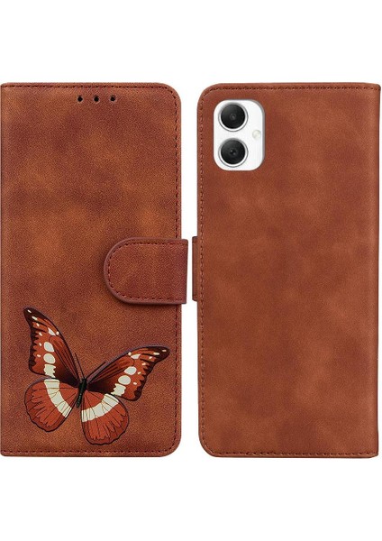 Samsung Galaxy A06 Kart Yuvaları Için Flip Case Folio Kapak Renk Baskılı (Yurt Dışından)