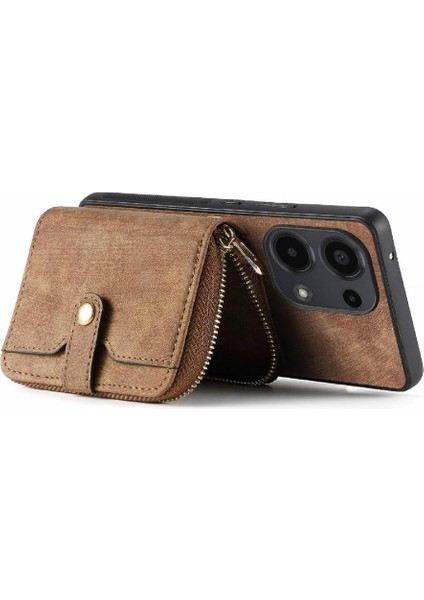 Xiaomi Redmi Için Not 13 Pro 4g 7 Kart Yuvaları Premium Deri Standı (Yurt Dışından)