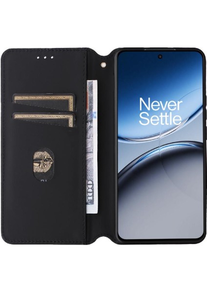 Oneplus Nord 4 5g Için Flip Case 3D Desen Kart Yuvaları Tutucu Manyetik Pu (Yurt Dışından)