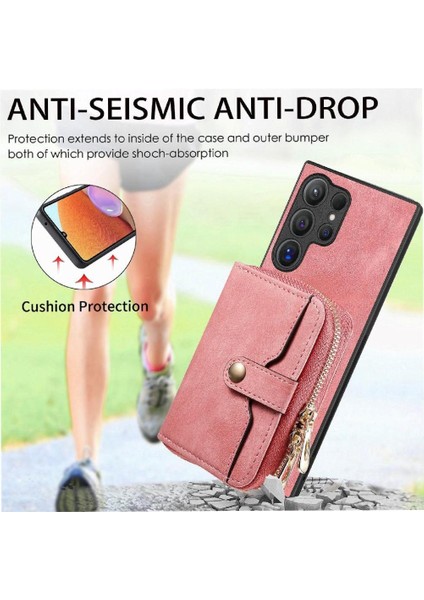 Samsung Galaxy S24 Ultra Ayarlanabilir Kordon 7 Kart Yuvaları Için Kılıf Standı (Yurt Dışından) fırsatları