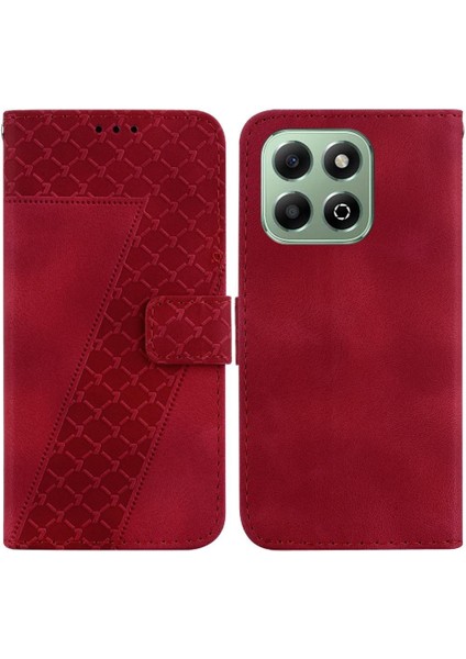 Onur X6B Cüzdan Flip Folio Kapak Için Telefon Kılıfı Kabartmalı Desen Pu Kart (Yurt Dışından)