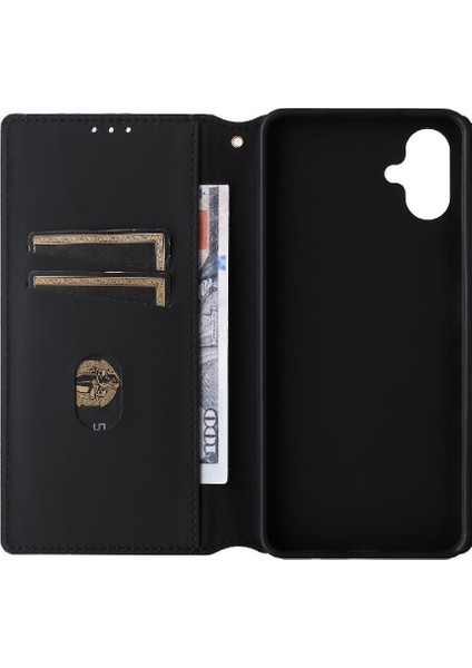 Samsung Galaxy A06 Manyetik Kapatma Cüzdan 3D Desen Kartı Için Flip Case (Yurt Dışından)