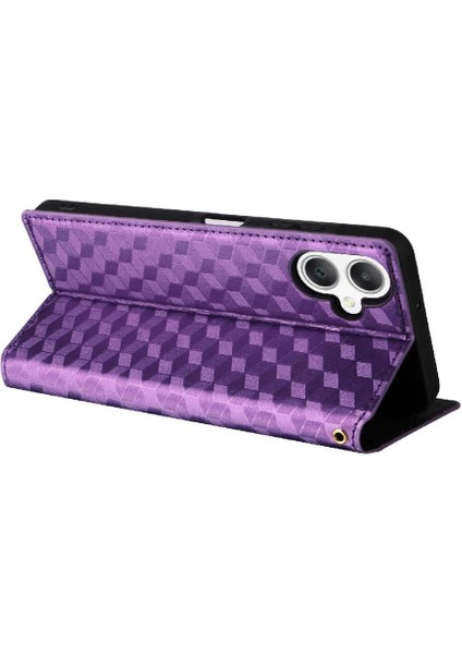 Samsung Galaxy A06 Manyetik Kapatma Cüzdan 3D Desen Kartı Için Flip Case (Yurt Dışından)
