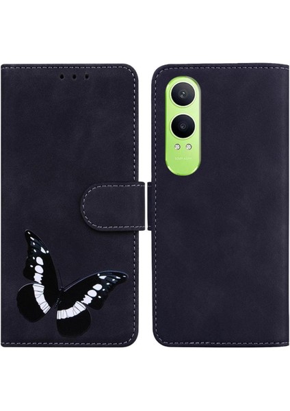 Oneplus Nord Ce4 Lite Için Flip Case Cüzdan Renk Baskılı Kelebek Flip (Yurt Dışından)