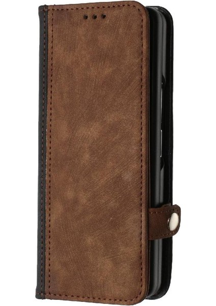 Samsung Galaxy Z Için Kılıf Fold Kart Yuvası Standı ile 6 Flip Folio Kitap Pu (Yurt Dışından)